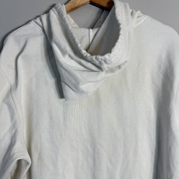 Grateful Dead Hooded Sweatshirt Pullover Hoodie Women's Medium Ivory Dead Head - Picture 10 of 12